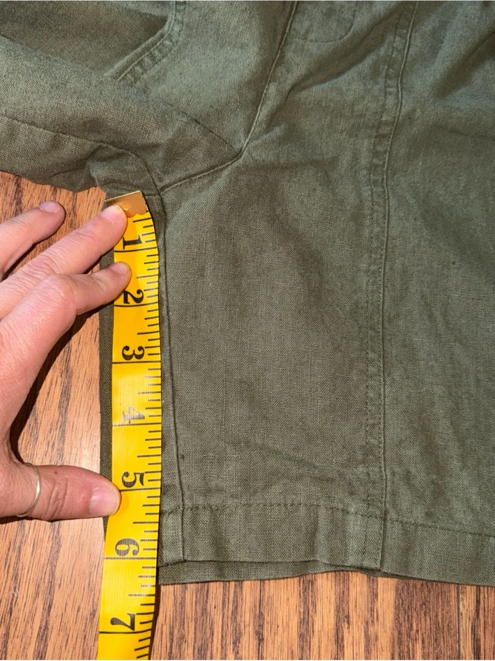 Vintage JJ Fargo High Waist Shorts Pleated Front Floral 80’s 9-10 27” Army Green